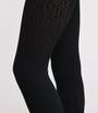Wolford Black Reptile Net Leggings