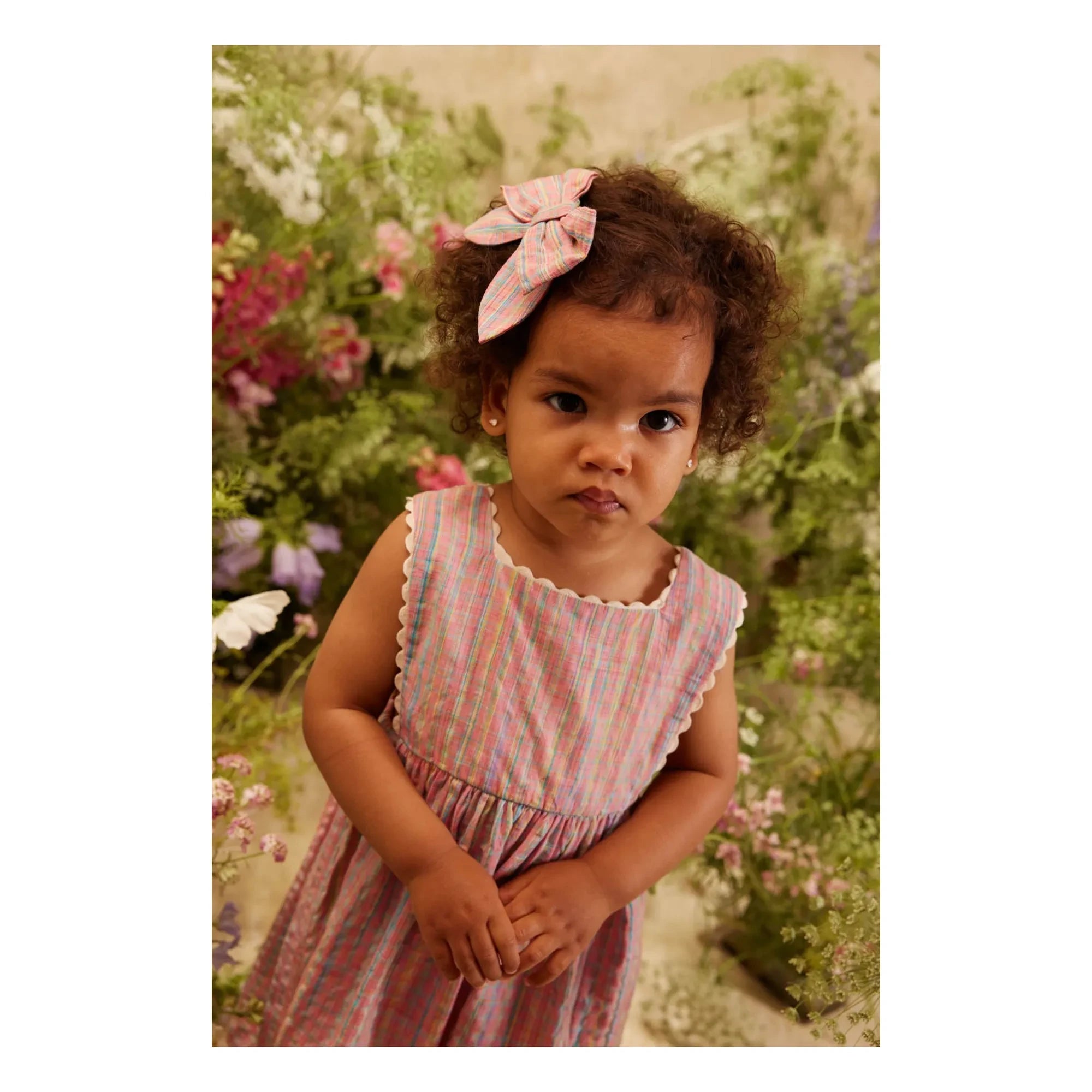 Louise Misha - Martine Ruffle Dress | Dusty Pink