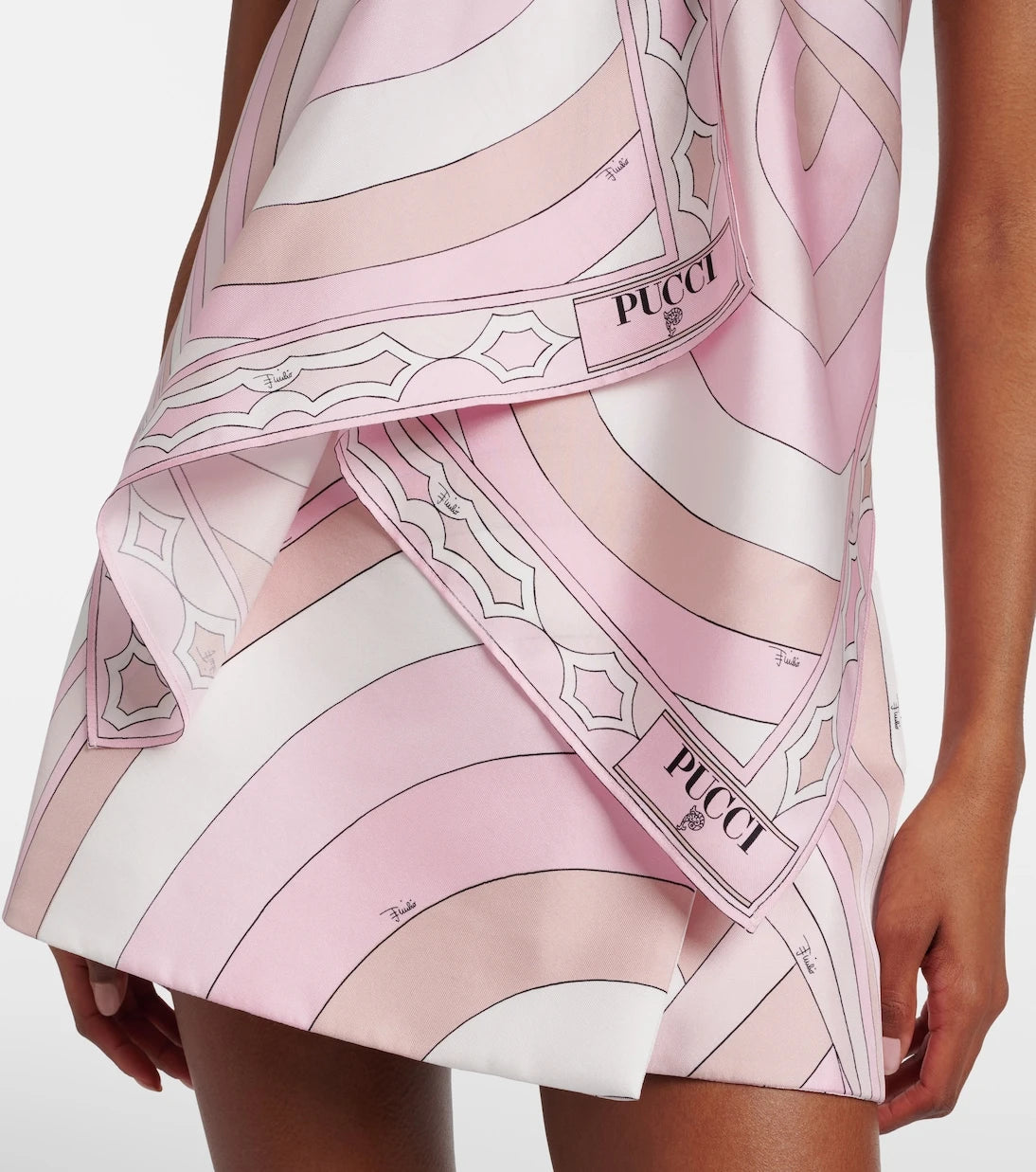 Pucci - Iride halterneck silk twill top