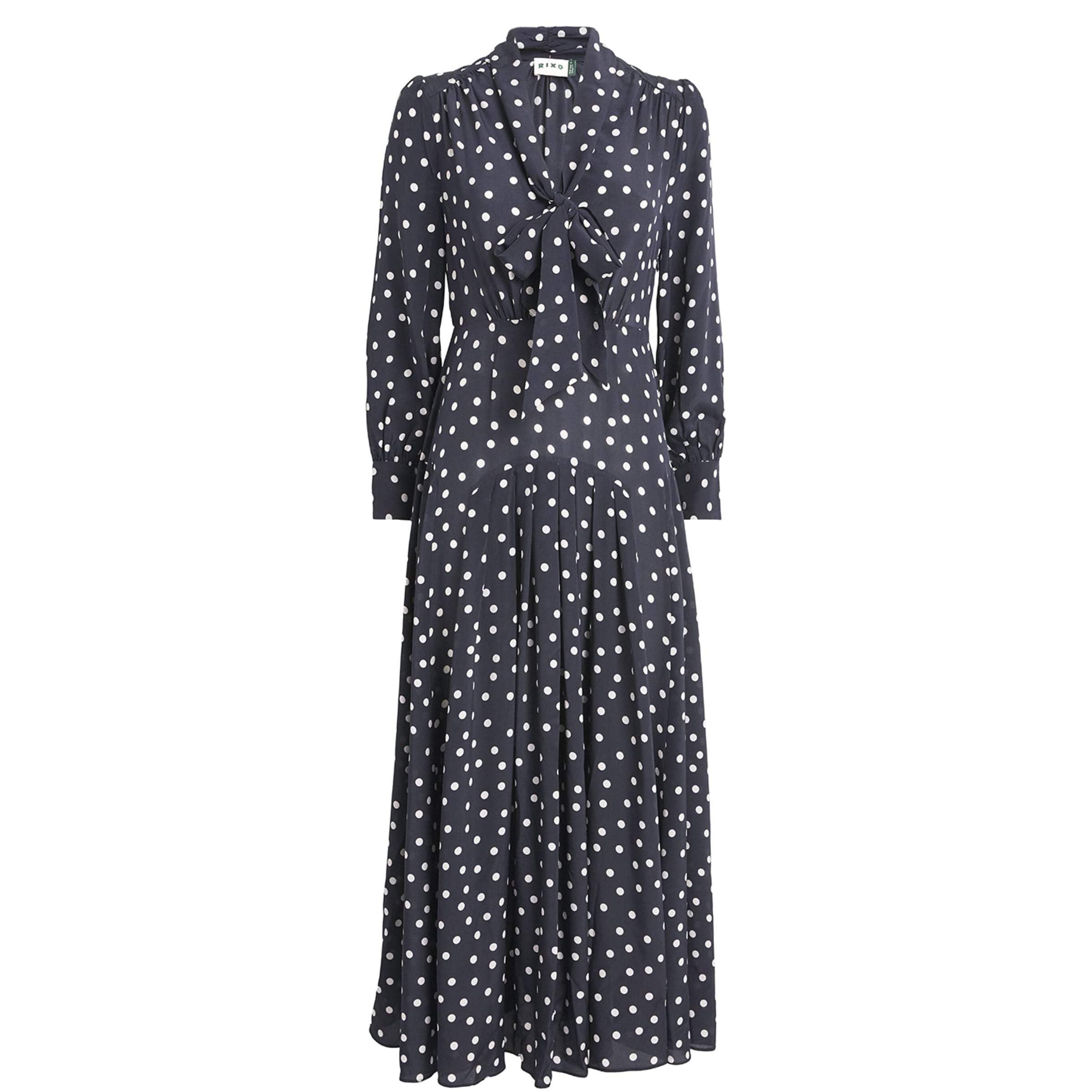 Silk Marigold Midi Dress