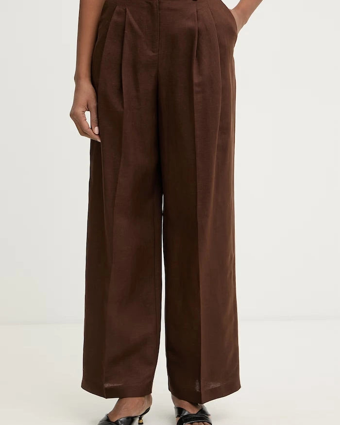 Twinset resmî kadın keten pantolonu