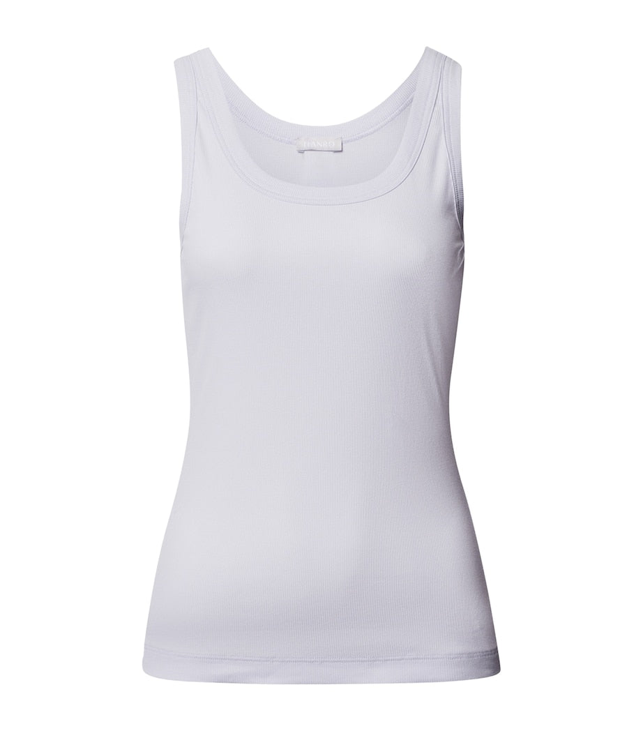 Hanro Purple Cotton Tank Top