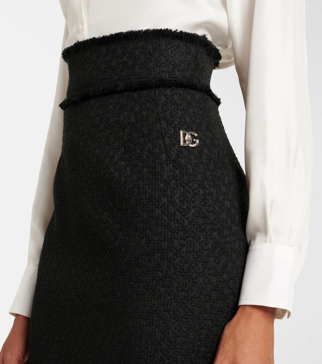 Dolce&Gabbana - Wool-blend tweed pencil skirt