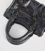 Balenciaga Black Nano Leather Le City Top-Handle Bag