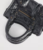 Balenciaga Black Nano Leather Le City Top-Handle Bag
