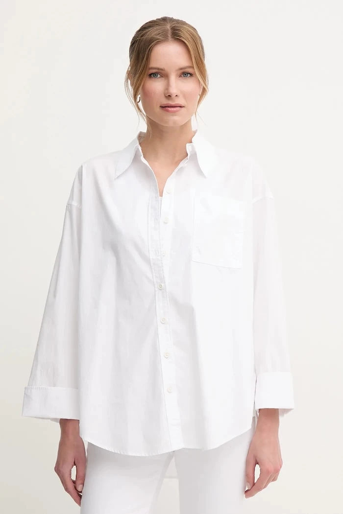 Памучна риза Barbour Angela