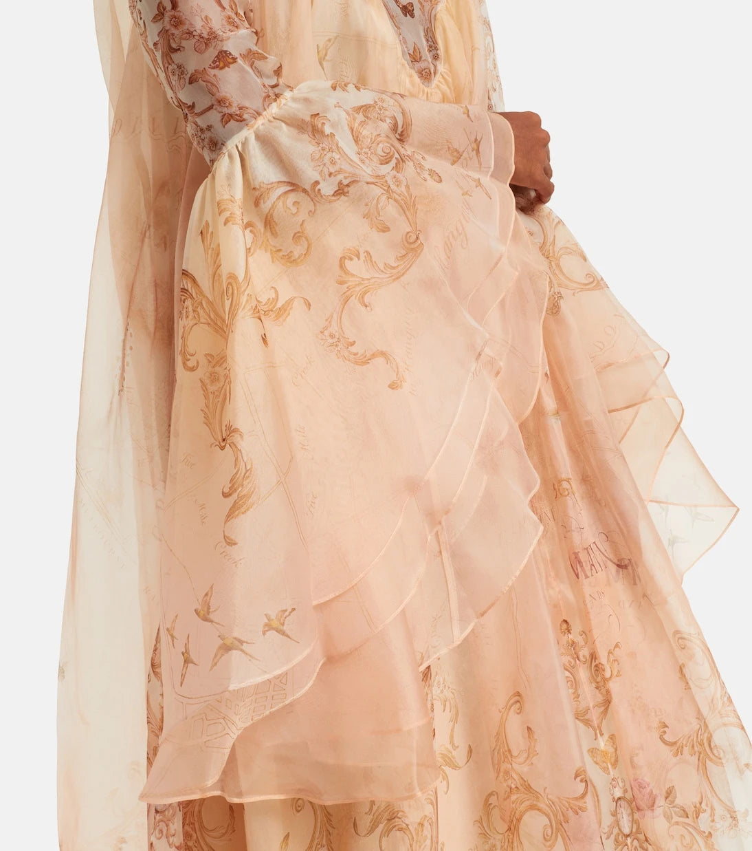 Zimmermann - Hypnotic printed silk gown