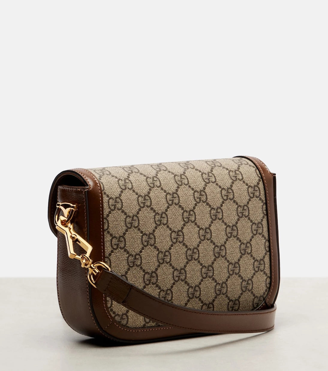 Gucci - حقيبة كتف صغيرة غوتشي هورسبيت 1955 بتفاصيل جلدية
