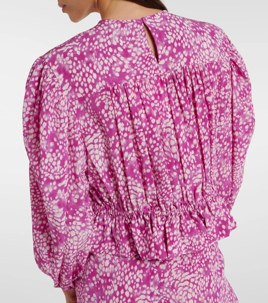 Isabel Marant - Gelina printed silk-blend top