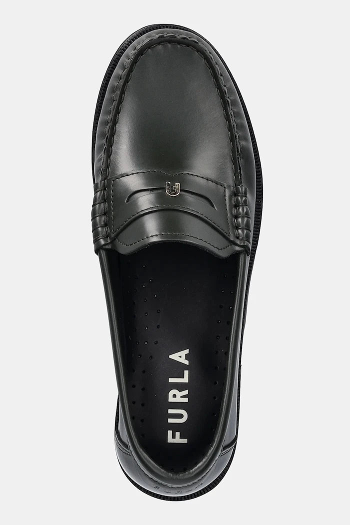 Кожени мокасини Furla College Loafer