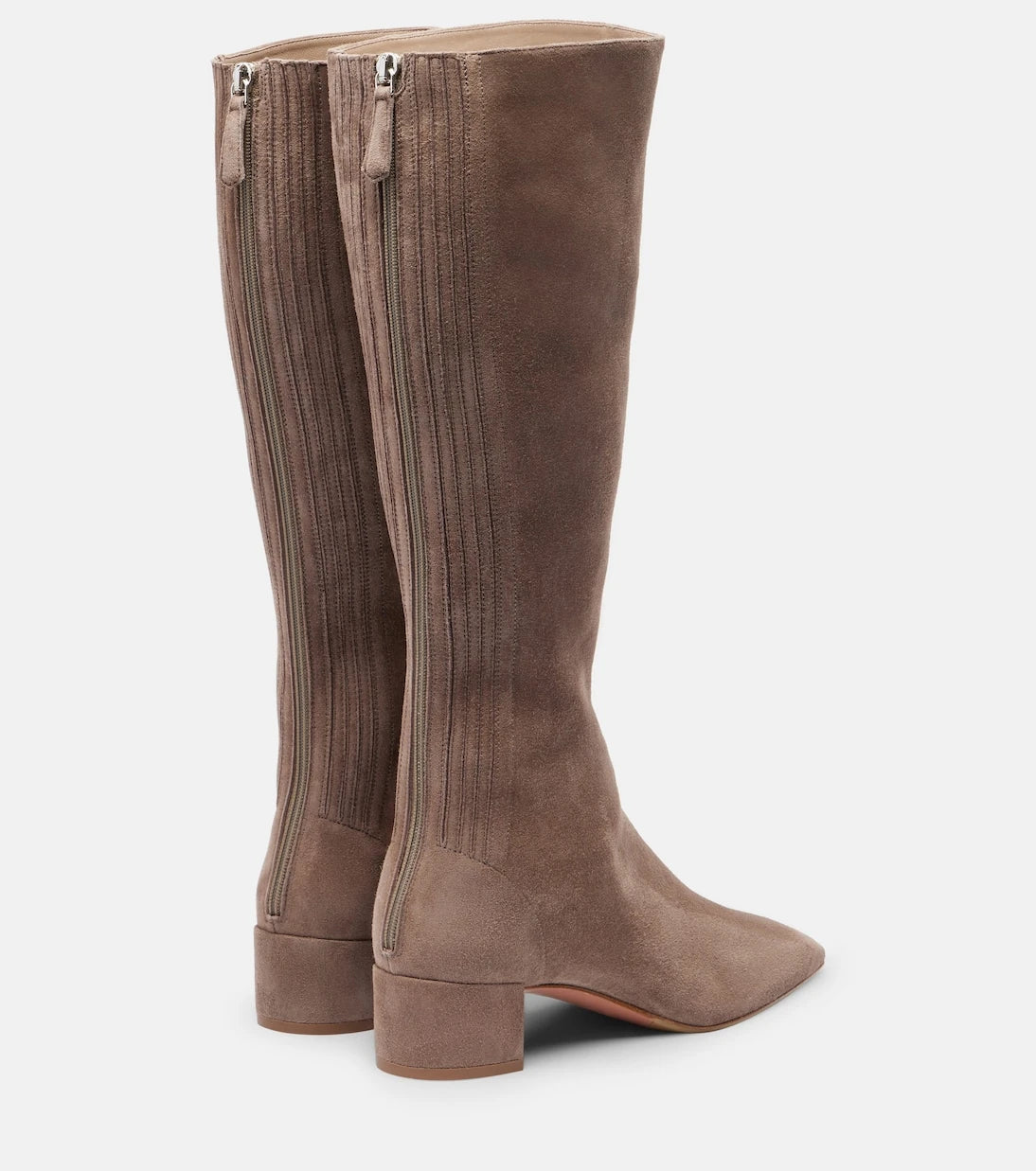 Aquazzura - Saint Honoré 35 suede knee-high boots