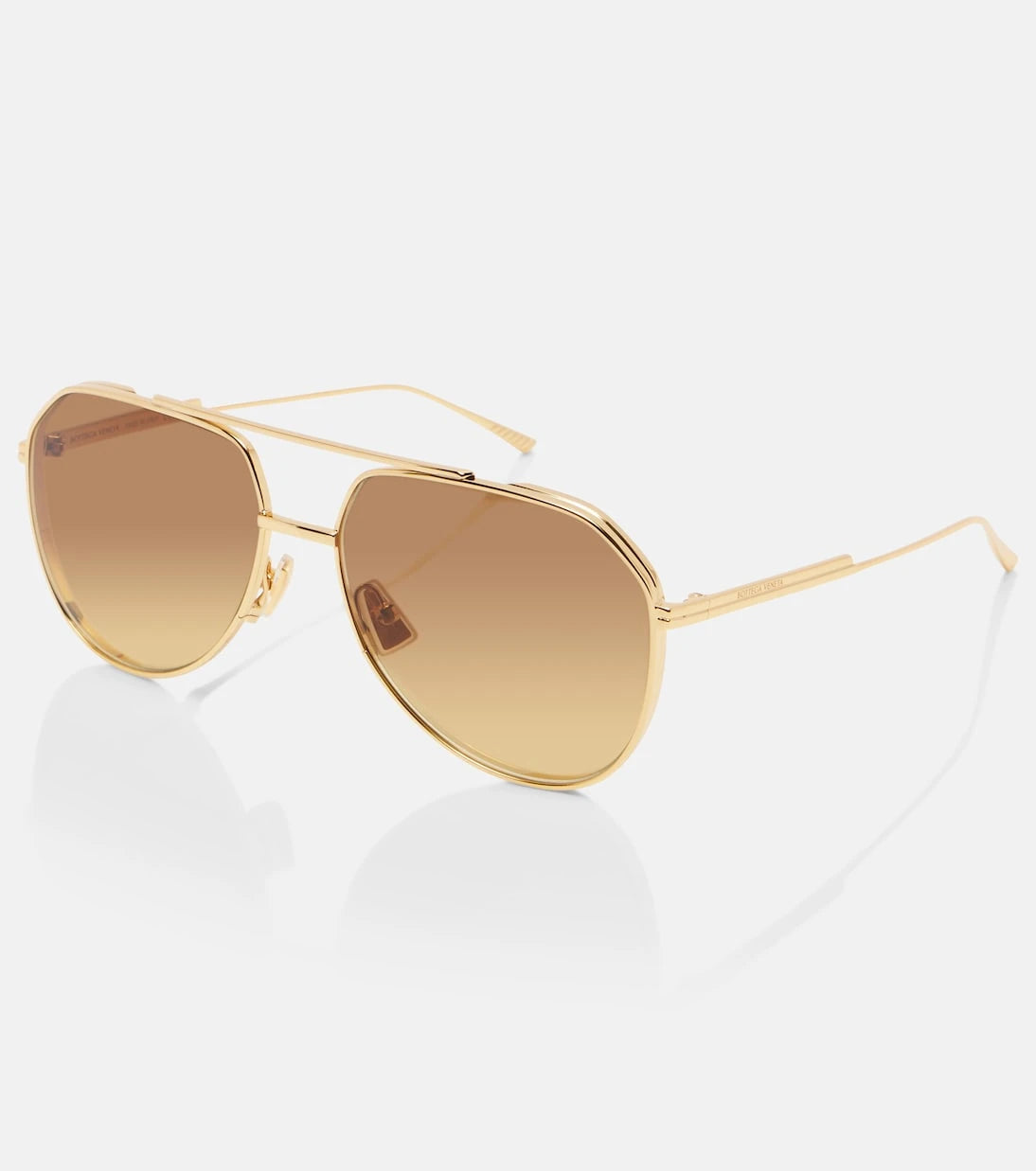 Bottega Veneta - Light Ribbon aviator sunglasses