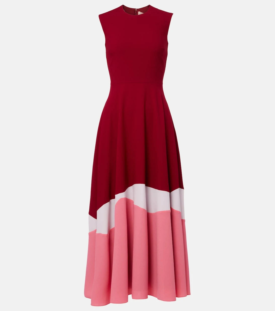 Roksanda - Gradient crêpe cocktail dress
