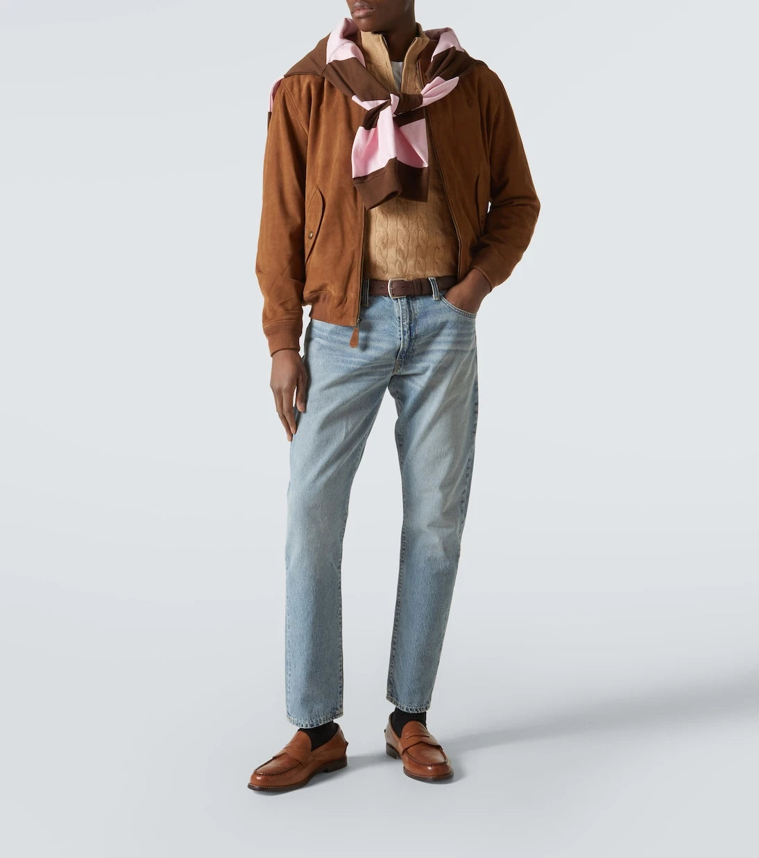 Polo Ralph Lauren - Cable-knit wool and cashmere half-zip sweater