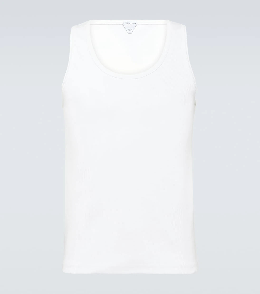 Bottega Veneta - Ribbed-knit cotton-blend tank top
