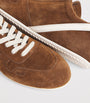 Suede Minimal Low-Top Sneakers