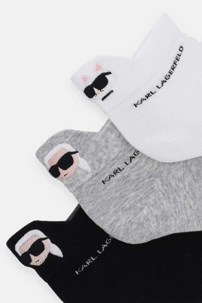 Чорапи Karl Lagerfeld (3 чифта) IKON