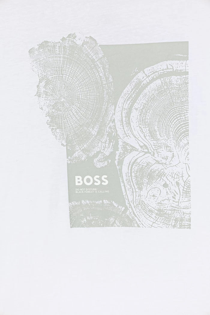Памучна тениска BOSS Orange Te_Imprint