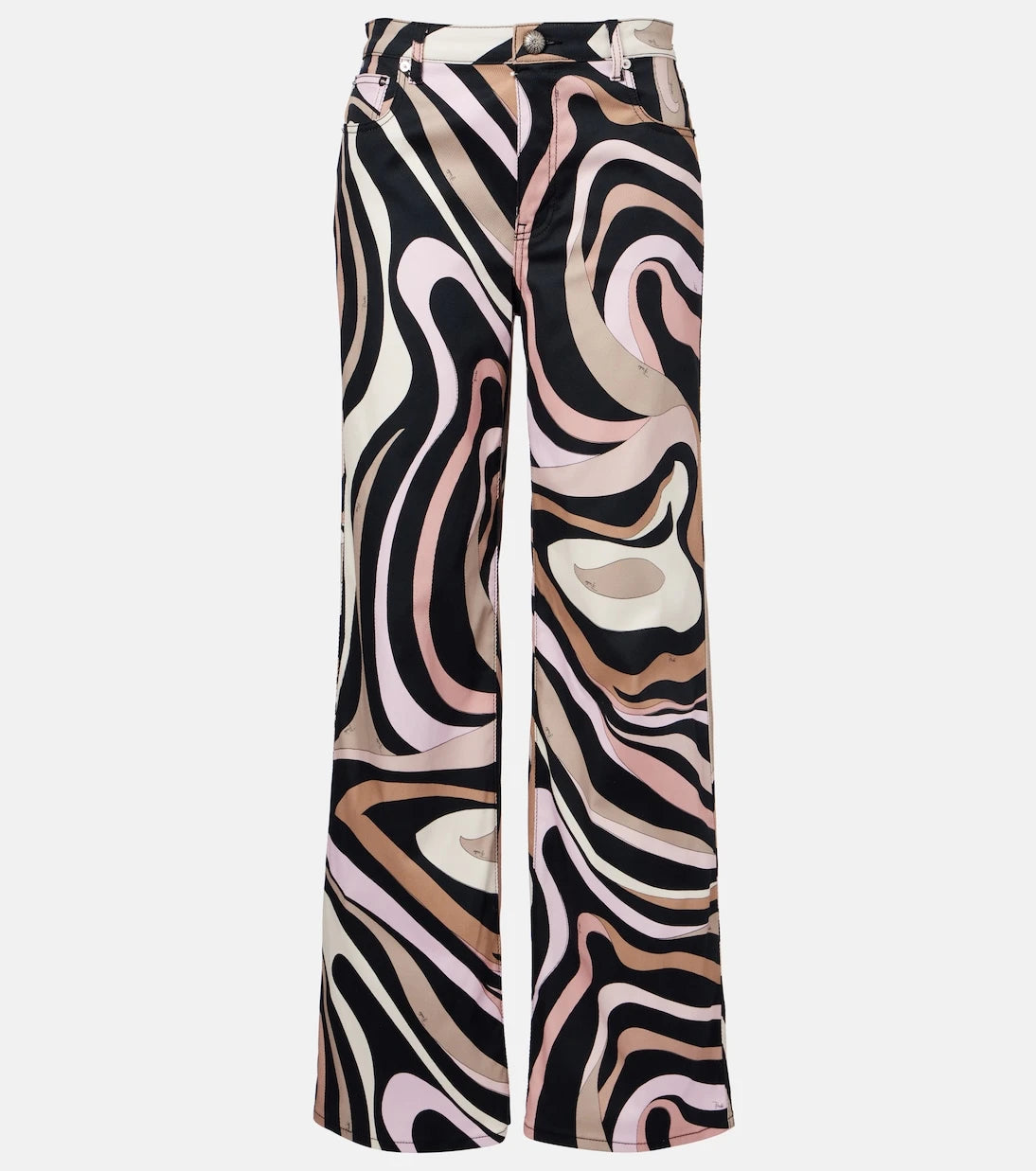 Pucci - بنطال مارمو بقصة مستقيمة من مزيج القطن