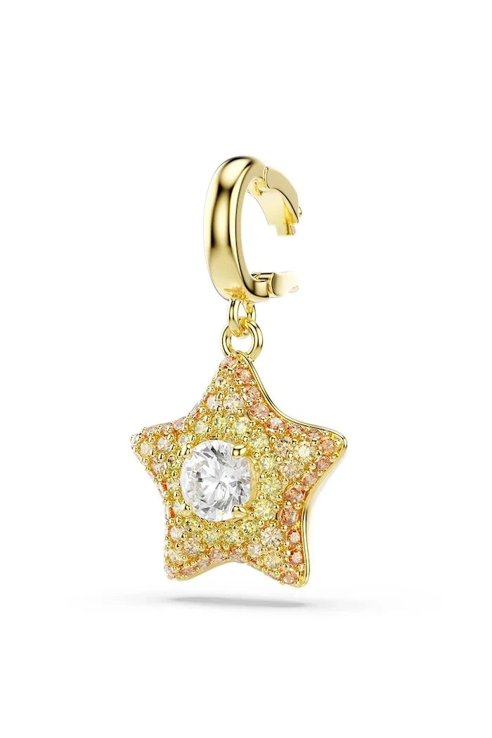Swarovski SUBLIMA altın kaplama model rozet