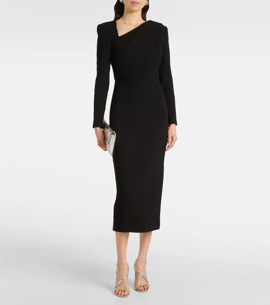 Roland Mouret - Wool crêpe midi dress