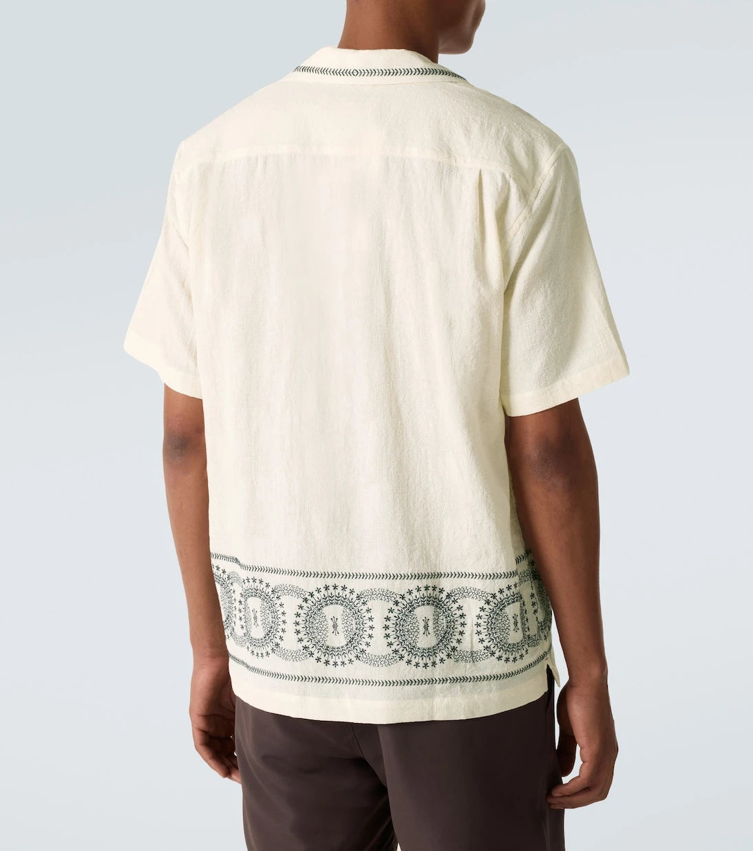 Orlebar Brown - Maitan printed cotton bowling shirt