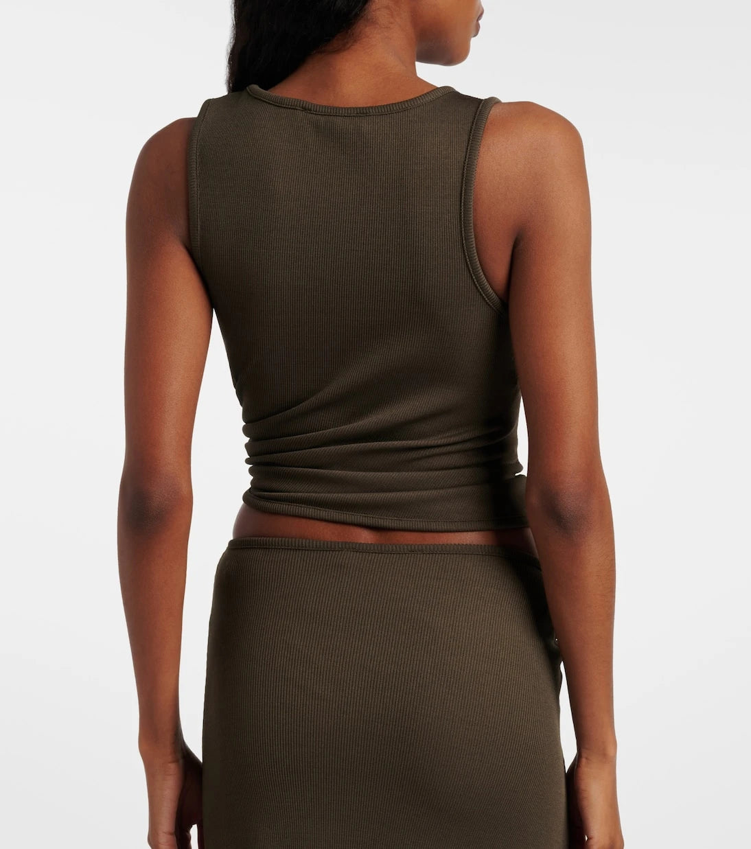 Christopher Esber - Droplet Crystal embellished ruched tank top