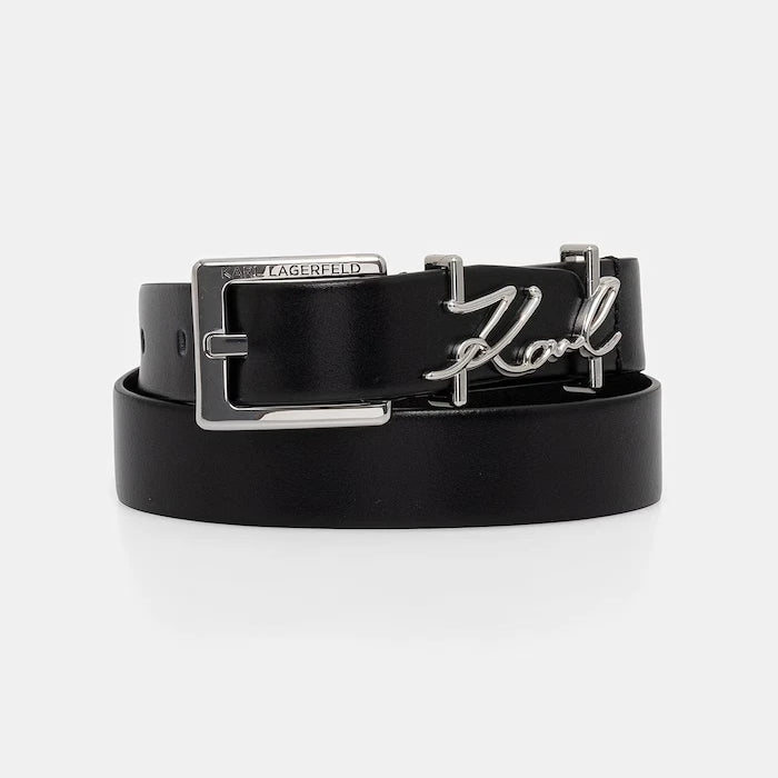 Karl Lagerfeld колан дамски от кожа K/SIGNATURE