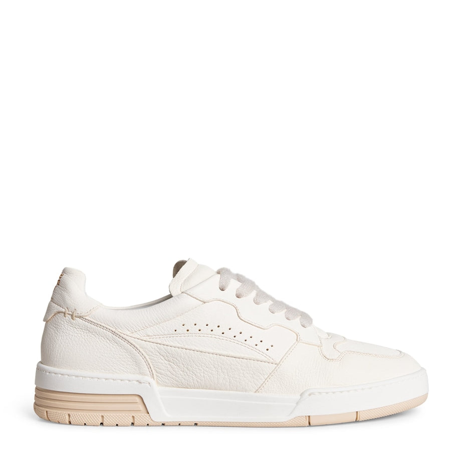 Eleventy Deerskin Low Sneakers