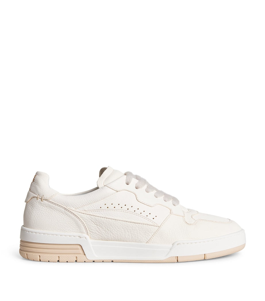 Eleventy Deerskin Low Sneakers
