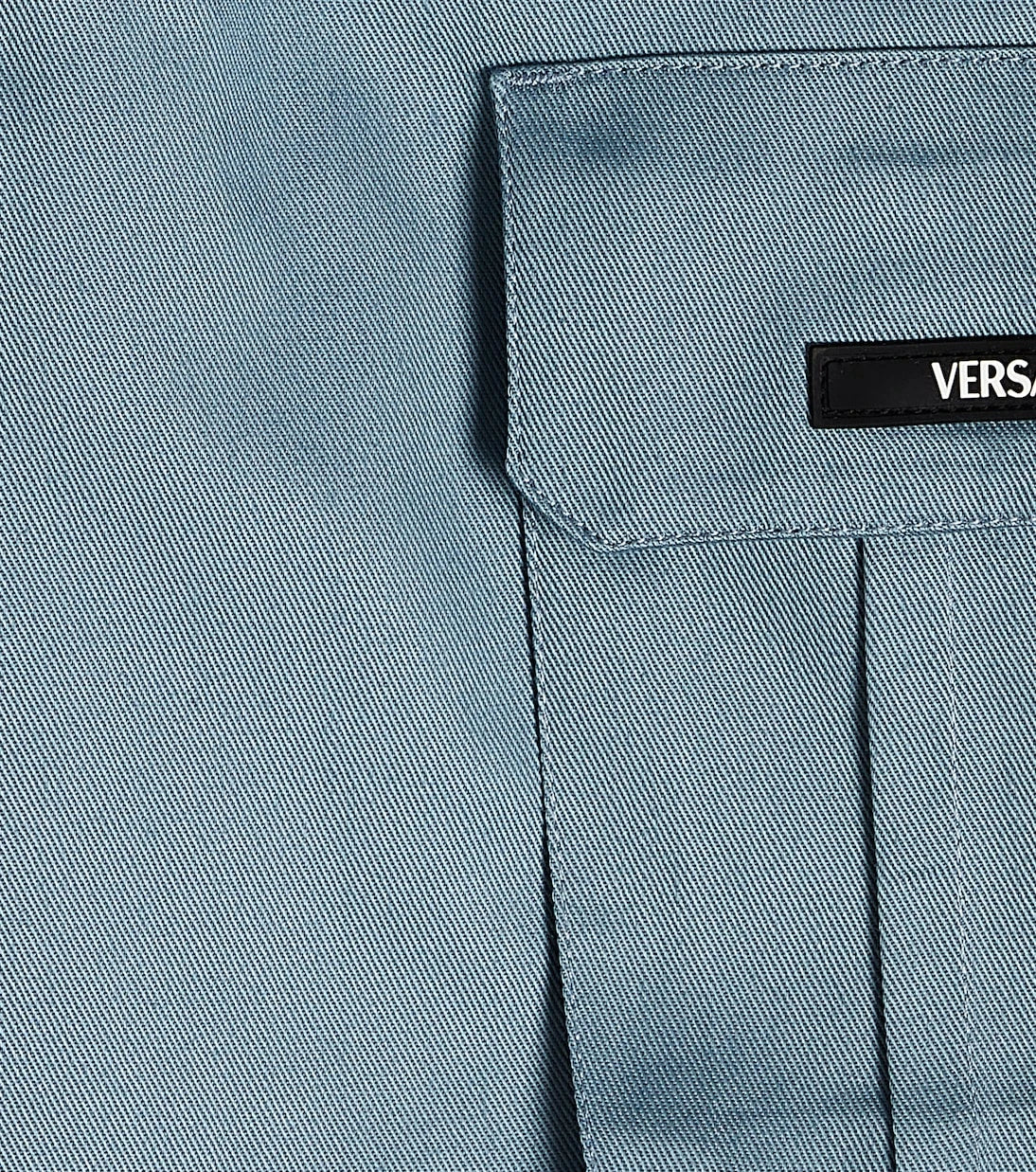 Versace Kids - Greca cotton gabardine pants