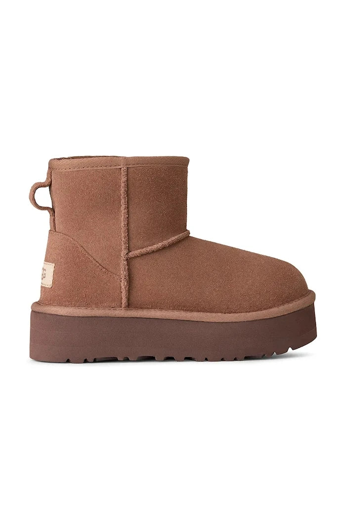 UGG KIDS CLASSIC MINI PLATFORM Çocuk Süet Apre Ski Botları