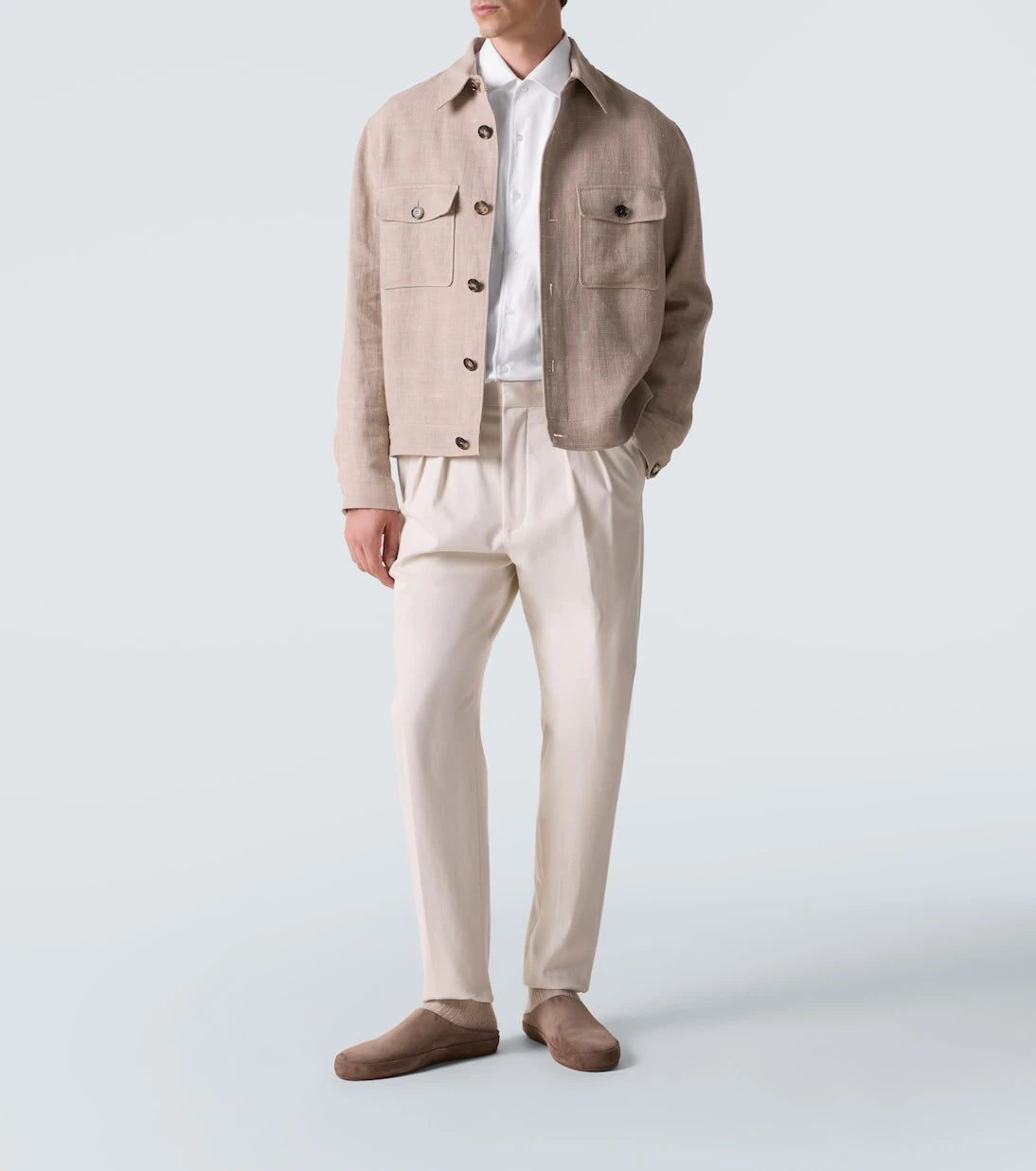 Loro Piana - قميص أندريه قطني