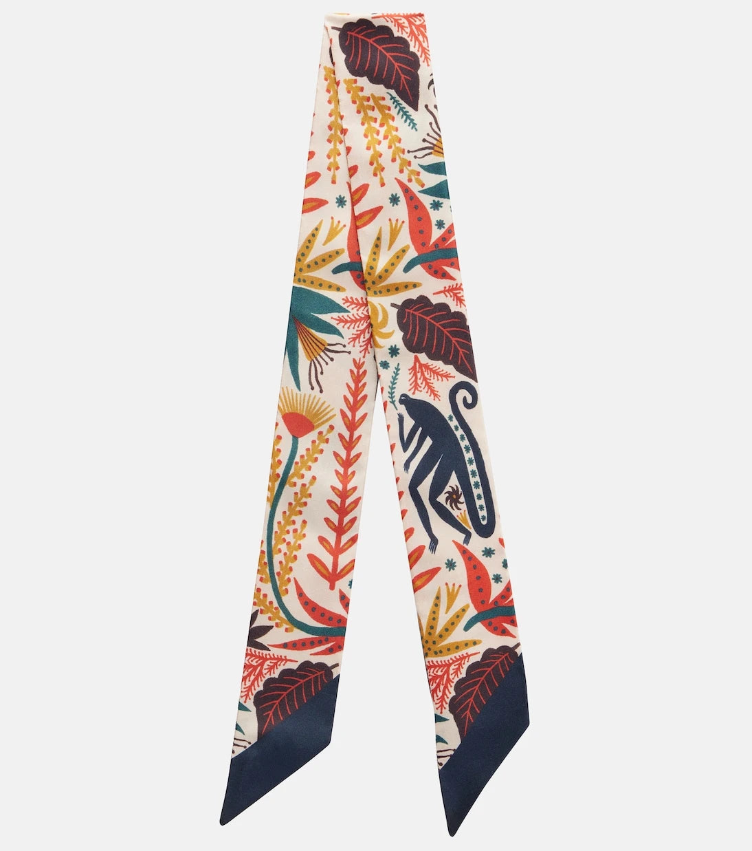 Etro - Printed silk twill scarf
