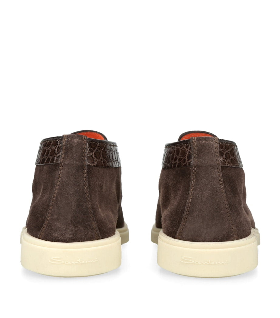 Suede Detroit Slip-On Sneakers