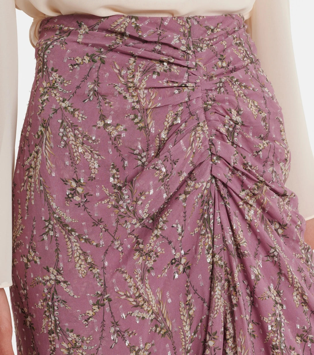 Veronica Beard - Sira floral midi skirt