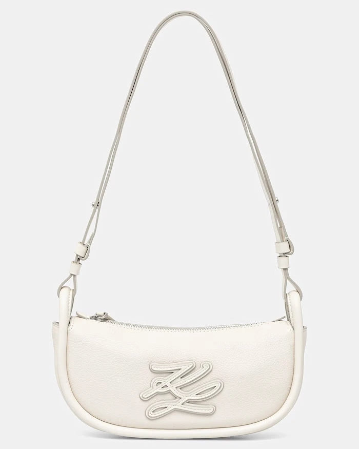 Karl Lagerfeld чанта дамска от кожа K/AUTOGRAPH