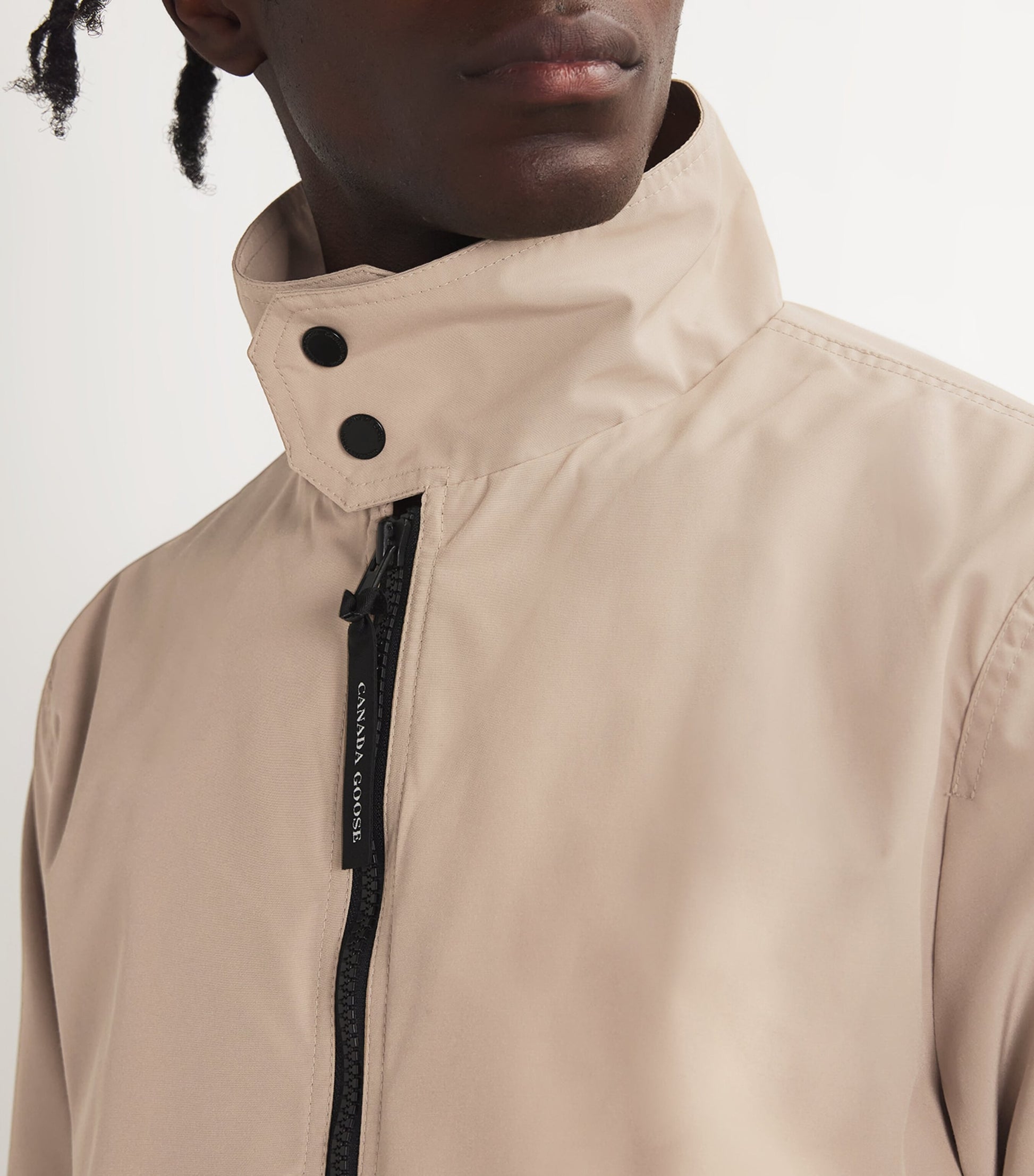 Canada Goose Beige Rosedale Bomber Jacket