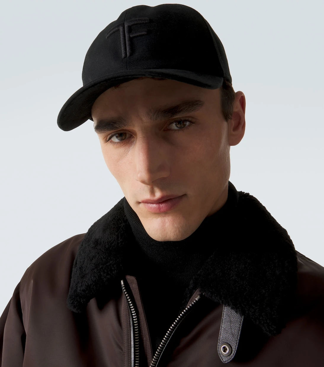 Tom Ford - Logo embroidered cotton baseball cap