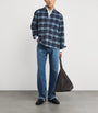 SAMSOE SAMSOE Blue Check Overshirt