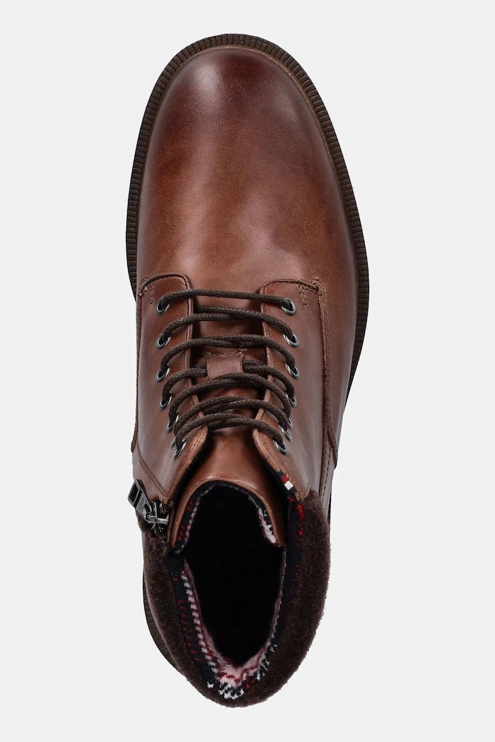 Tommy Hilfiger CLEATED HILFIGER W LTH BOOT Deri Trekking Bot