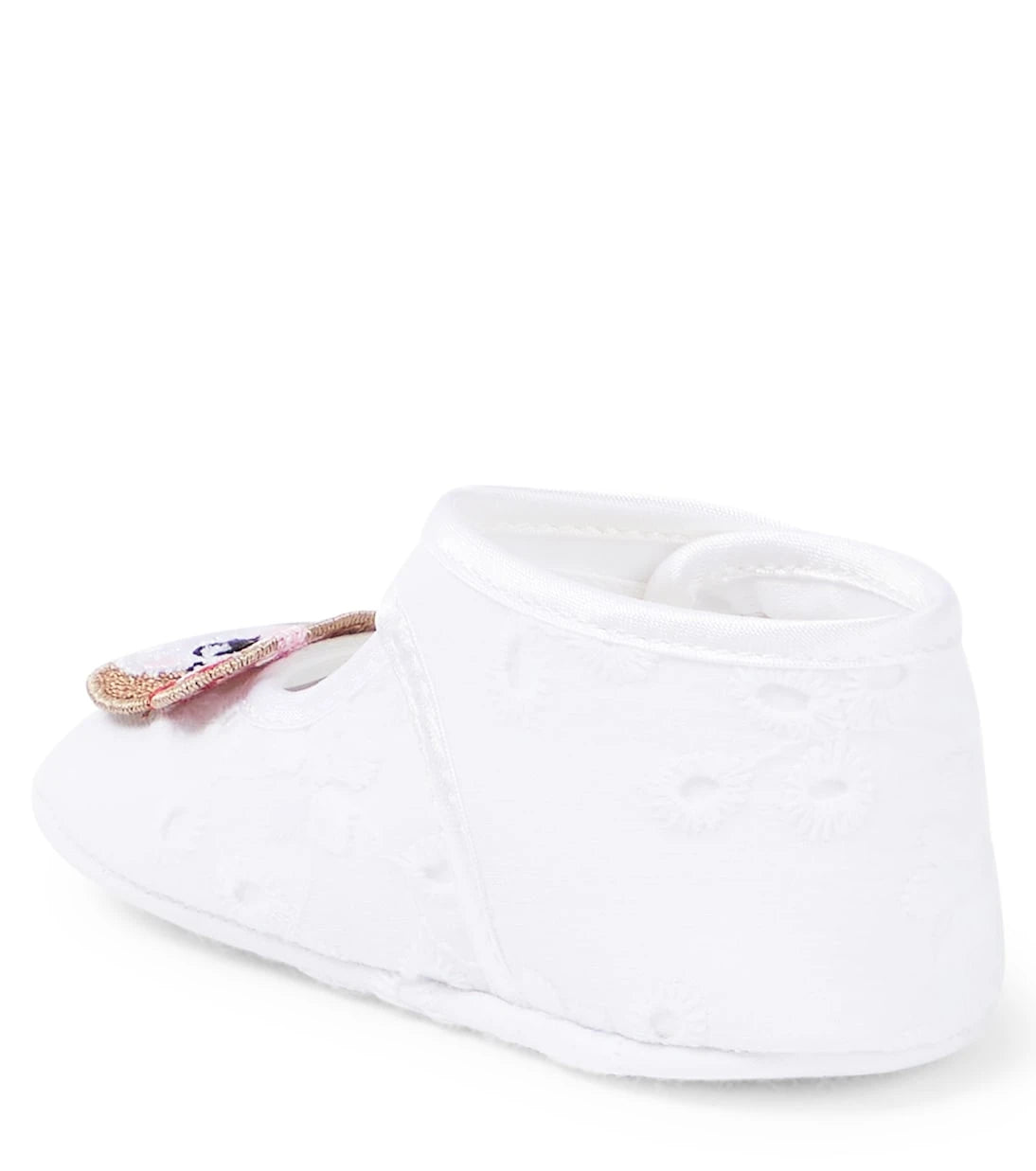 Monnalisa - Baby bear-embellished ballet flats