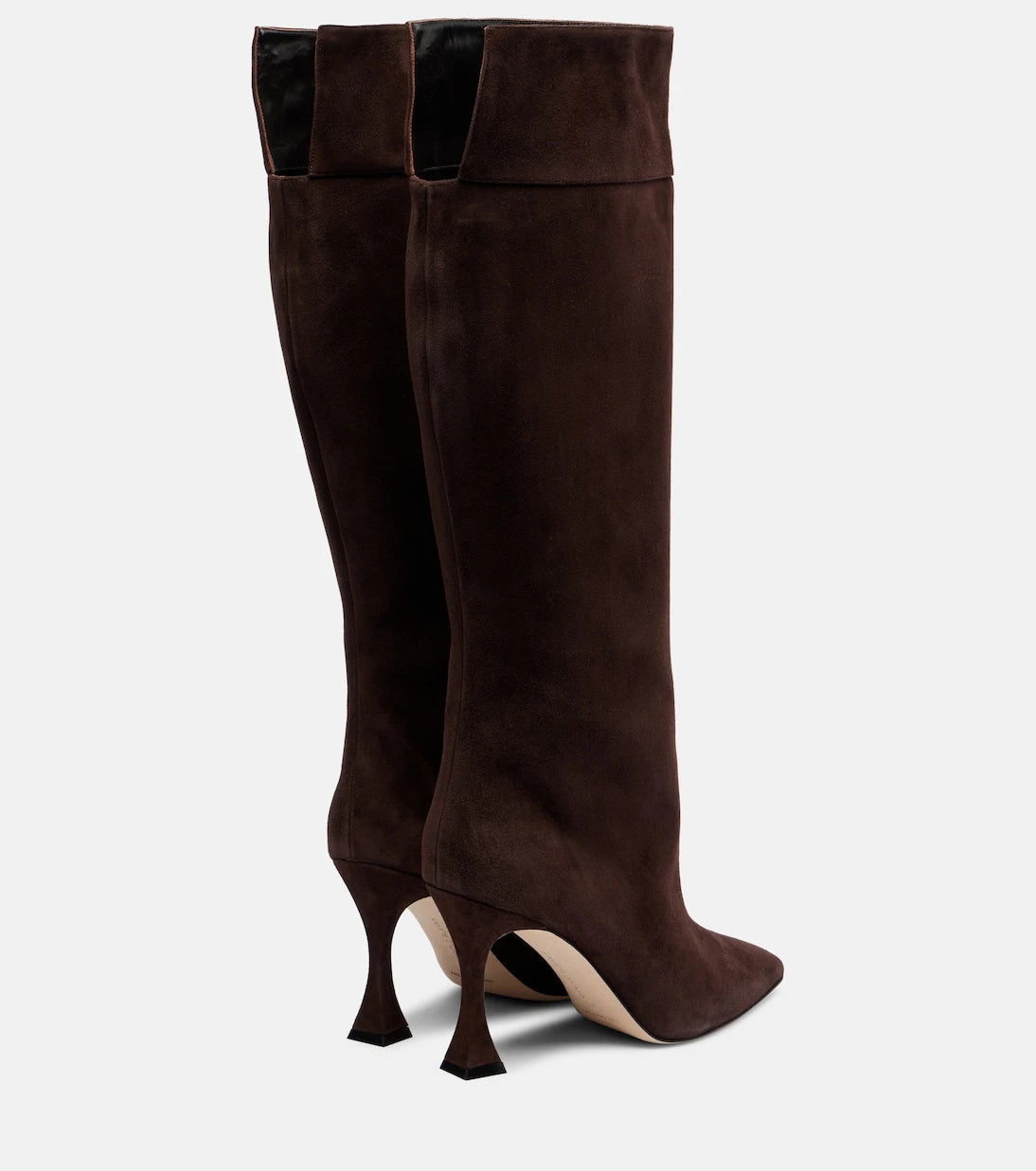 Manolo Blahnik - Miralonepla 90 suede knee-high boots