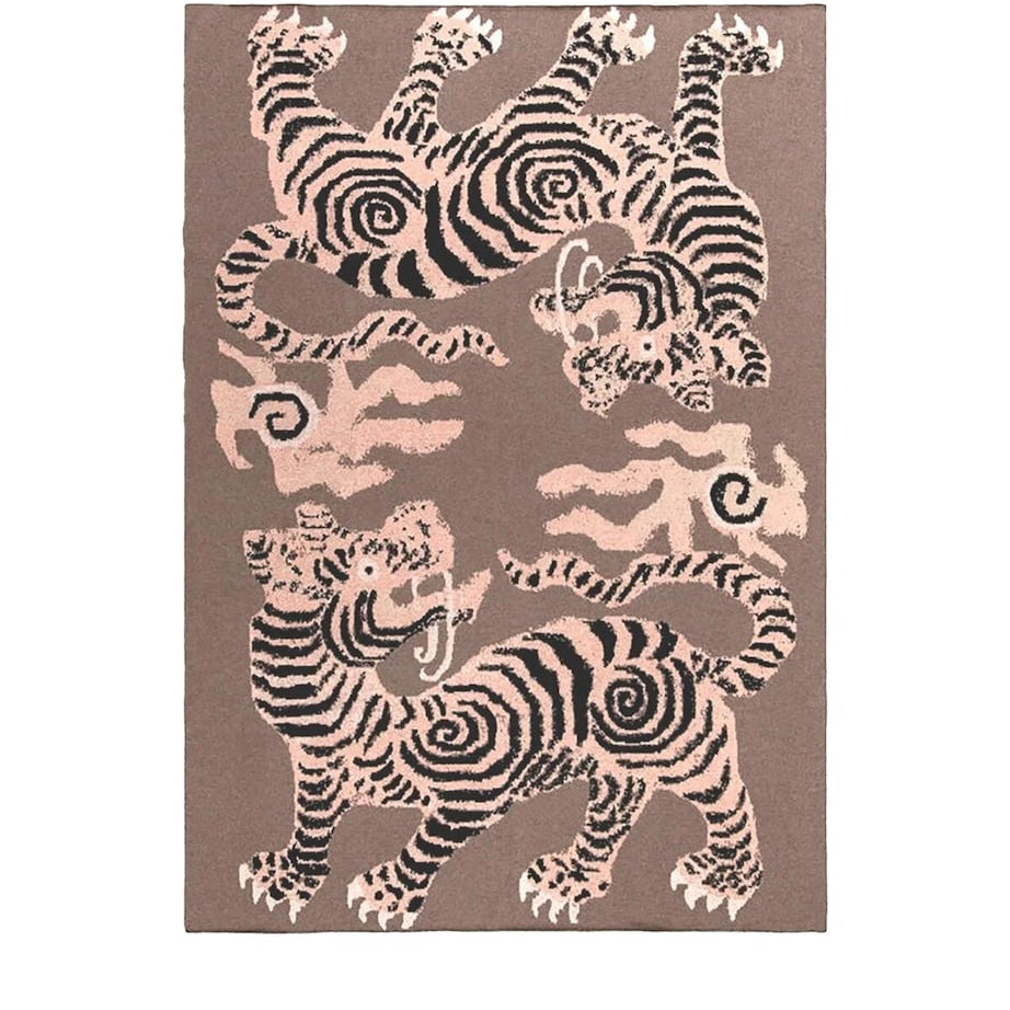 Cashmere Tigers Throw (180cm x 130cm)
