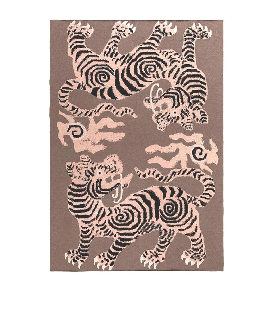 Cashmere Tigers Throw (180cm x 130cm)