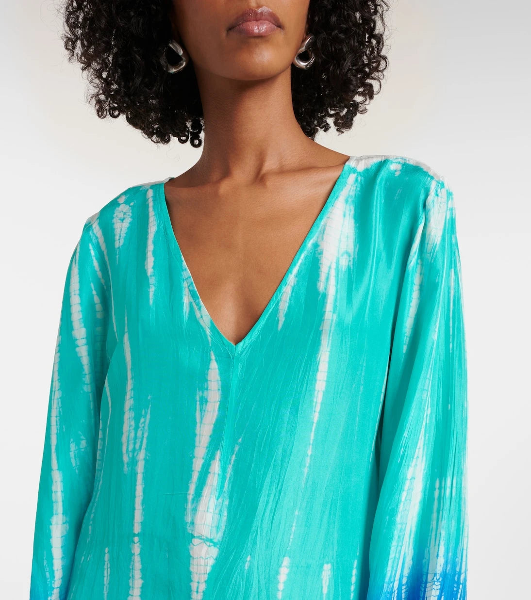 Anna Kosturova - Ombré silk maxi dress