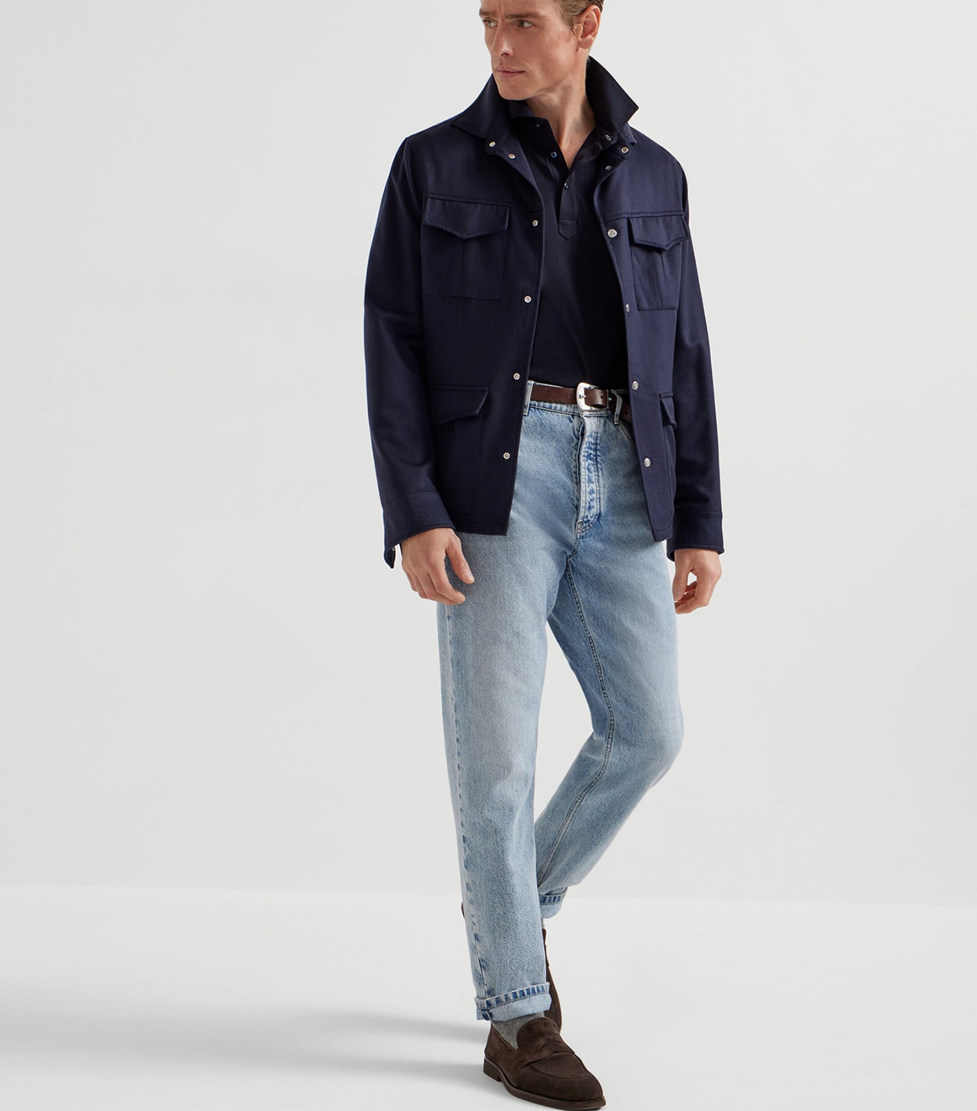 Brunello Cucinelli Cotton Polo Shirt