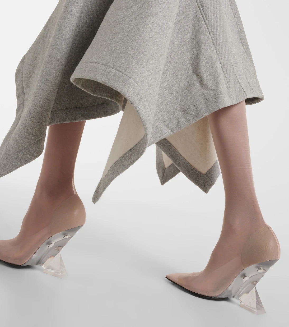 The Attico - Cheopissima mesh over-the-knee boots