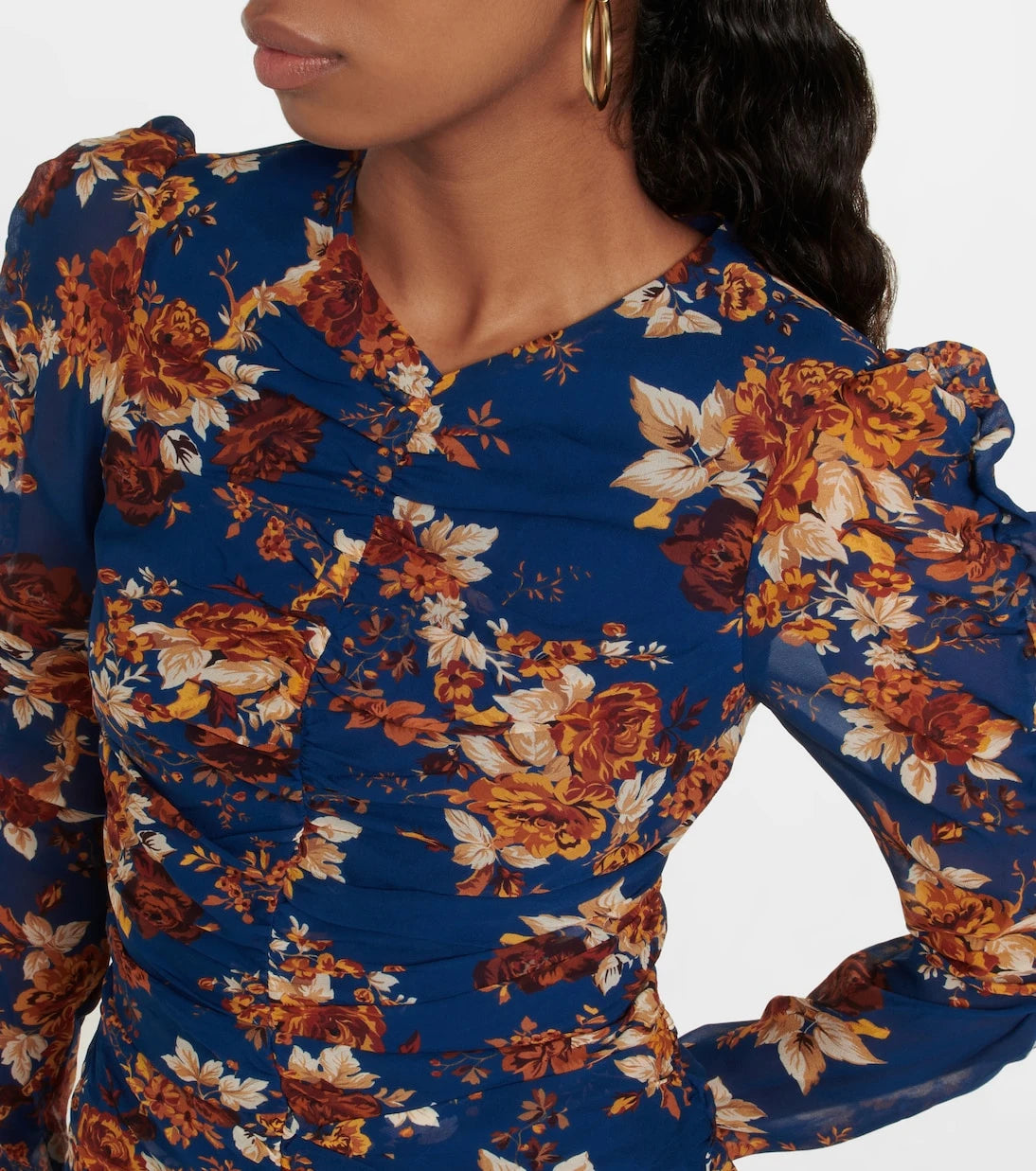 Veronica Beard - Hedera floral silk crêpe minidress