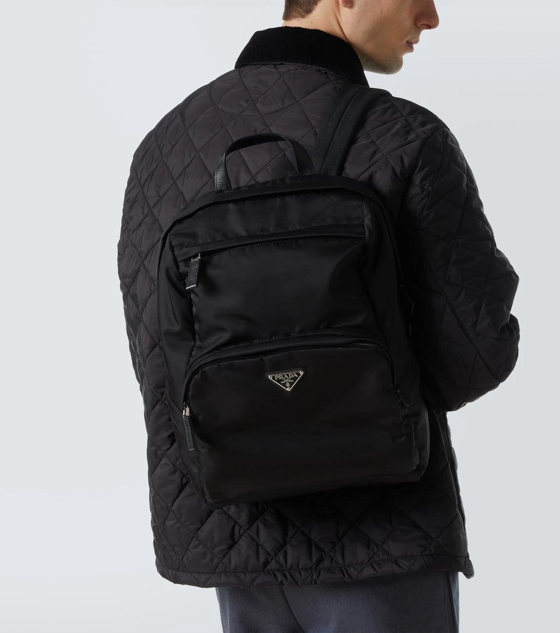 Prada - Re-Nylon logo backpack
